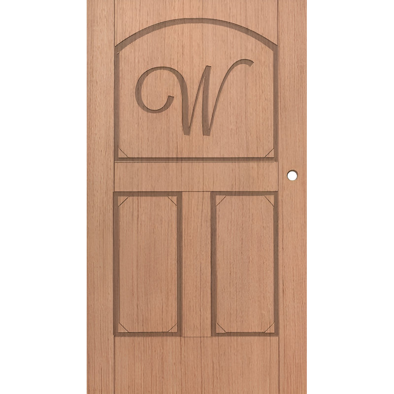 Roman Personalized Solid Wood Interior Door_W, 36 po x 80 po, À gauche