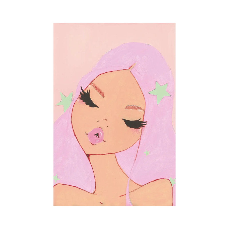 Stargirl 1 Piece Wall Art on Canvas, 101.6 cm H x 66.04cm W x 1.905cm D, Does Not Apply