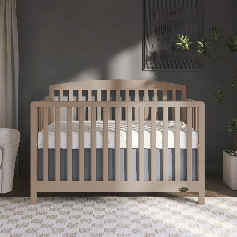 Lit de bébé convertible 5 en 1 Dream On Me Jpma & Greenguard Gold, Beurre d'amande