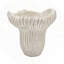 Jardinière corail sable et ciment 9,3 po x 9,7 po avec finition texturée beige