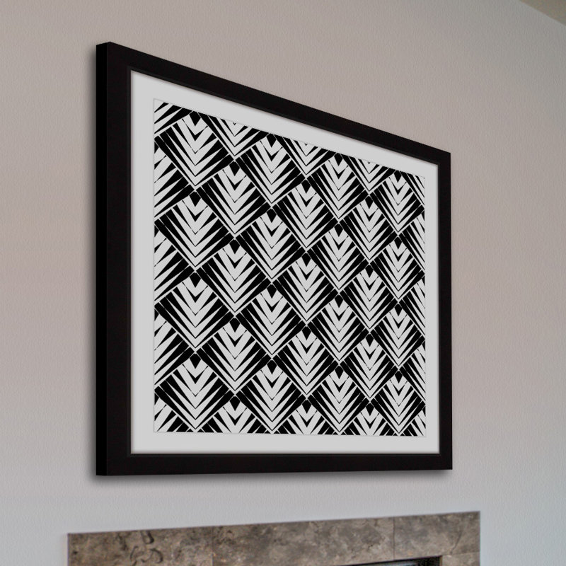 « fleuri », reproduction d’art encadrée, H 12 po x l 12 po x P 1,5 po