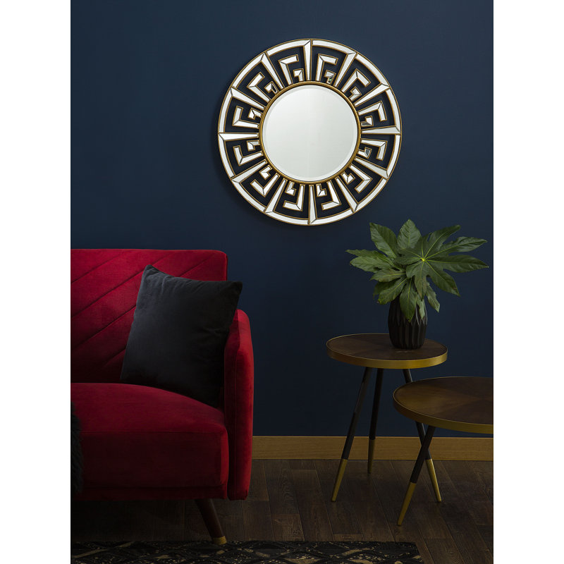 Alorie Metal Flat Wall Mirror
