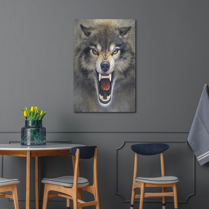«Wolf» par Harro Maass, H 36 po x l 24 po