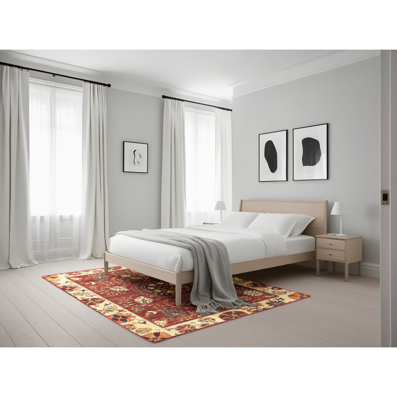 Abstract Indoor Rug, Rectangle 5' x 7'