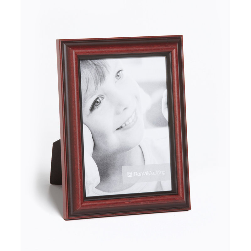 Cadre photo Ramino, 5" x 5", Laque d'acajou