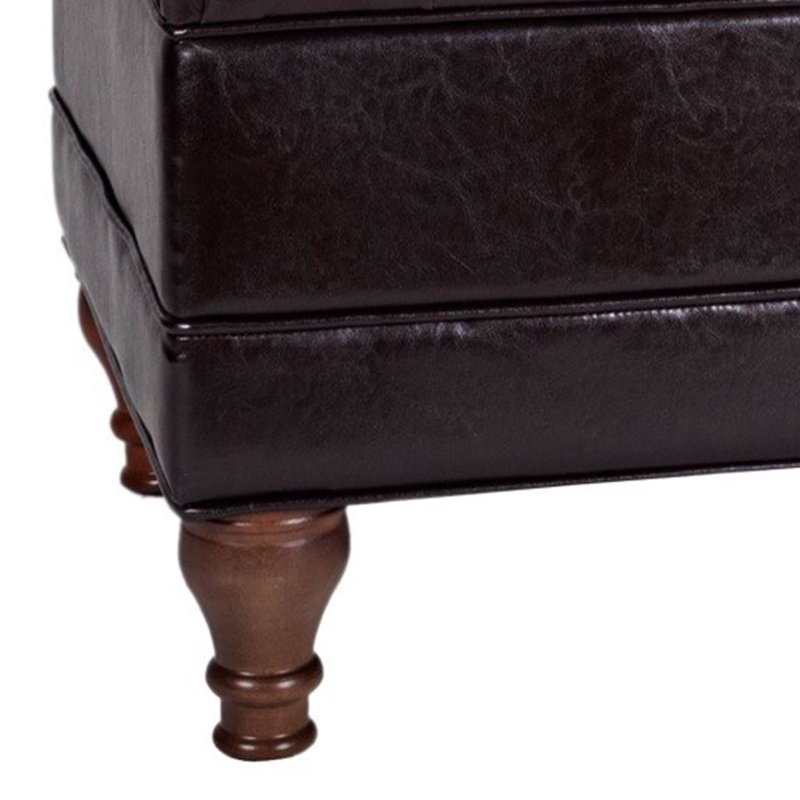 Gachelin Faux Leather Upholstered Storage Bench