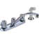 Classic Double Handle Kitchen Faucet with Side Spray
