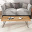 Table basse Devynn, table basse, table de salon avec pieds en métal-1278856652