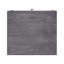 Table de bout rectangulaire en chêne gris et 1 tiroir avec patins en métal doublés de feutre, fabrication en placage de bois, base luge, H 19 po x 13 po 5 po, plancher de 14 po, pour espaces de salon