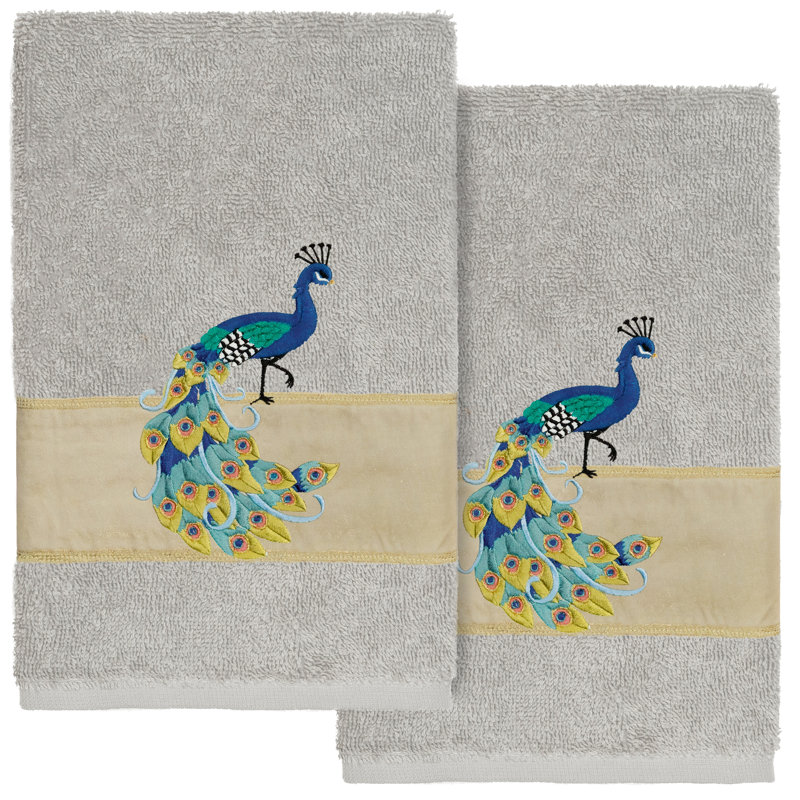 100% Turkish Cotton Hand Towel, Light Gray