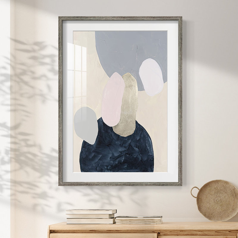 Orbes en sourdine IV - impression encadrée, Vieilli, H 28,5 po x l 20,5 po