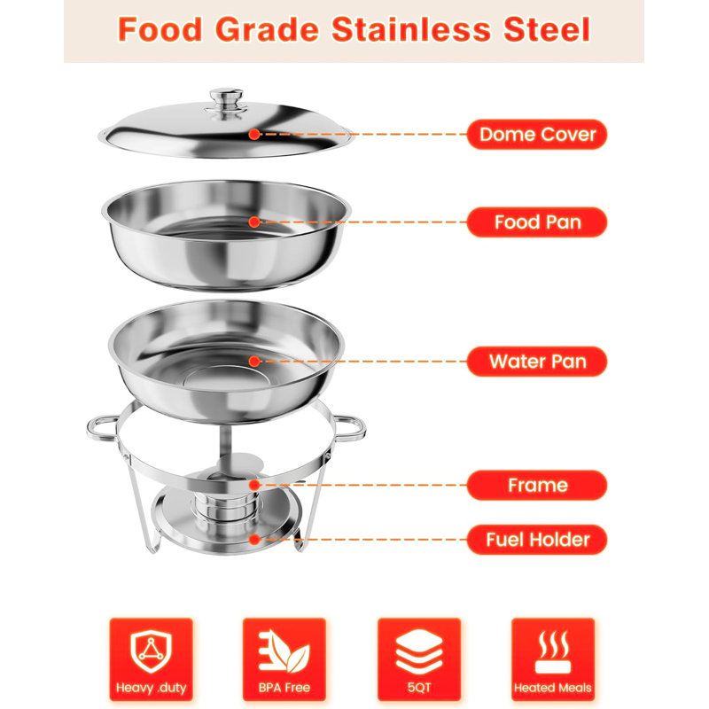 Chafing Dish Buffet Set of 6
