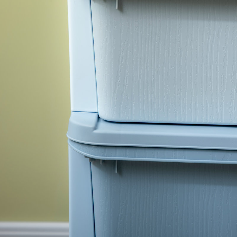 Unité de rangement à 3 niveaux pour enfants, organisateurs de jouets et rangement avec commode à tiroirs pour chambre d'enfant