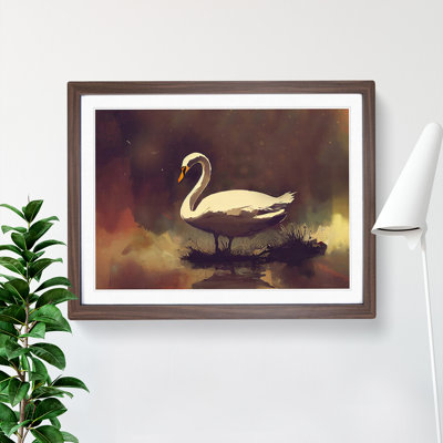 Swan Art Vol.3 - Single Picture Frame Painting