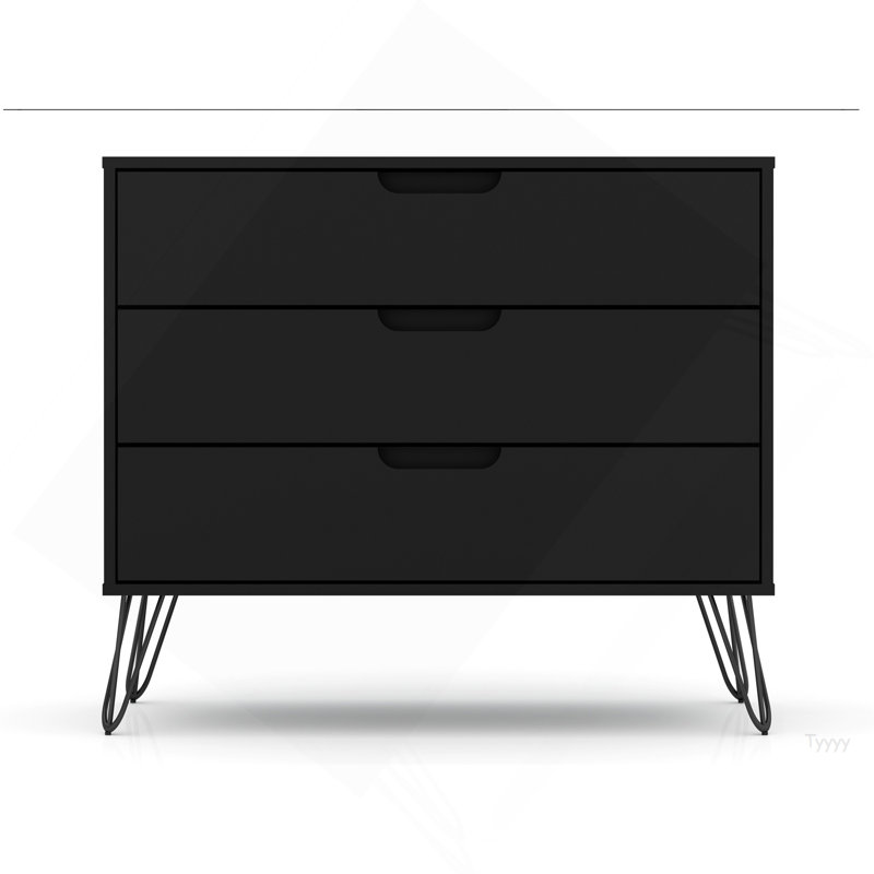 Commode noire, Noir