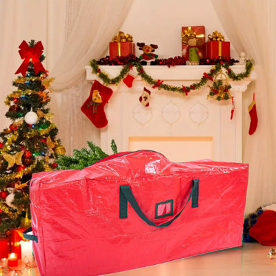 Christmas Tree Storage Bags for Holiday Items Outdoor Moistures Proof Dustproofs Handheld Moving Bags Large Capacity Moving Bags