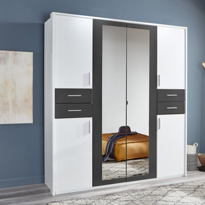 Jaclynn Manufactured Wood Wardrobe