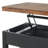 Pomona 4-Piece Living Room Set with Lift Top Coffee Table, Console Table and Two End Tables