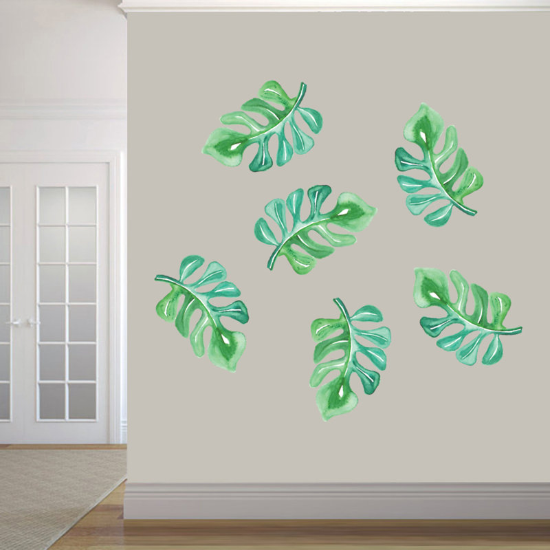 Plants & Flowers Wall Decal, 8" H x 12" W