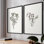 «Vintage Floral XXIV», impression giclée sur cadre - ensemble de 2