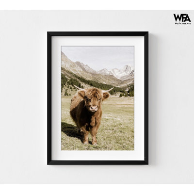 Yak, reproduction murale, photographie de vache des Highlands encadrée, art mural animal, art mural imprimé Yak, art mural encadré, art mural surdimensionné