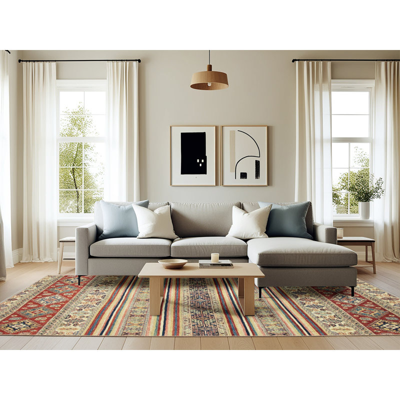 Abstract Indoor Rug, Rectangle 6' x 9'