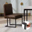 45cm H Upholstered Metal Side Chair-121976090
