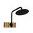 Cascade Floor Shower Onyx