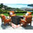 Quickflame Square Outdoor Fire Pit Cover, Black-49241429