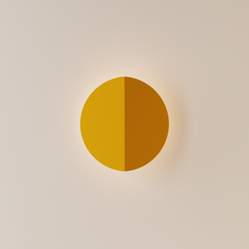 Lune Wall Sconce, Mustard