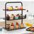 3-Tier Rustic Cupcake Stand, Holds 15 Cupcakes Dessert Display Rack