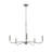 Ilia 5-Light Brushed Nickel Chandelier-127380304