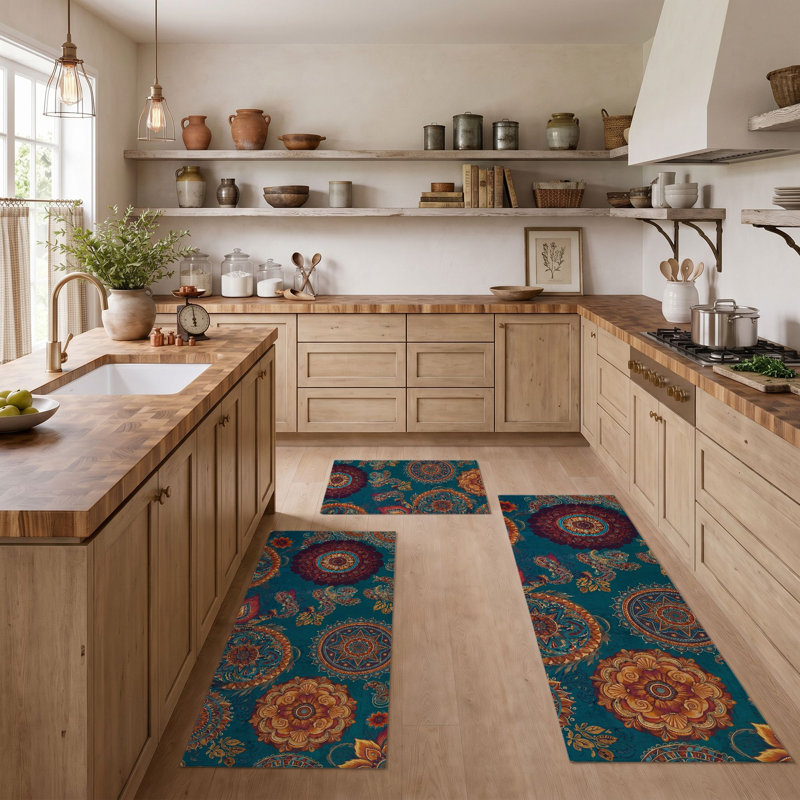 Tapis de cuisine Mandala