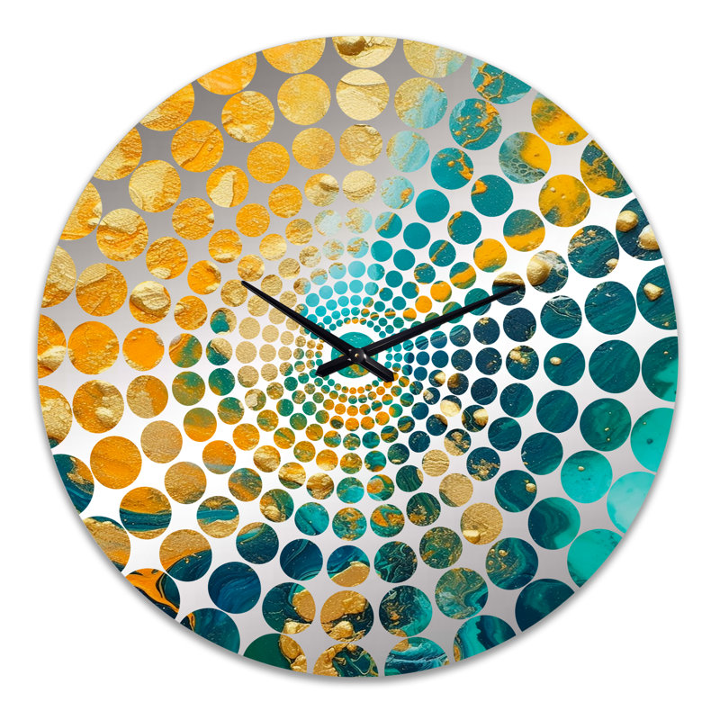 Bartnik - Horloge murale peinture abstraite, Très grand