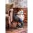 Staverden Castle Peacock Figurine End Table