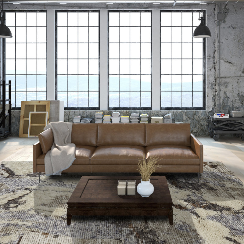 Helper Wool Abstract Area Rug in Ivory, 5'6" x 8'6"