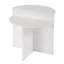 Vienna 19.5 in. W Round 100% Marble Accent Table