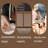 110.23-Inch Vintage Bar Counter Front Desk with Single Countertop, Wine Storage, and Lockable Drawers-110443195
