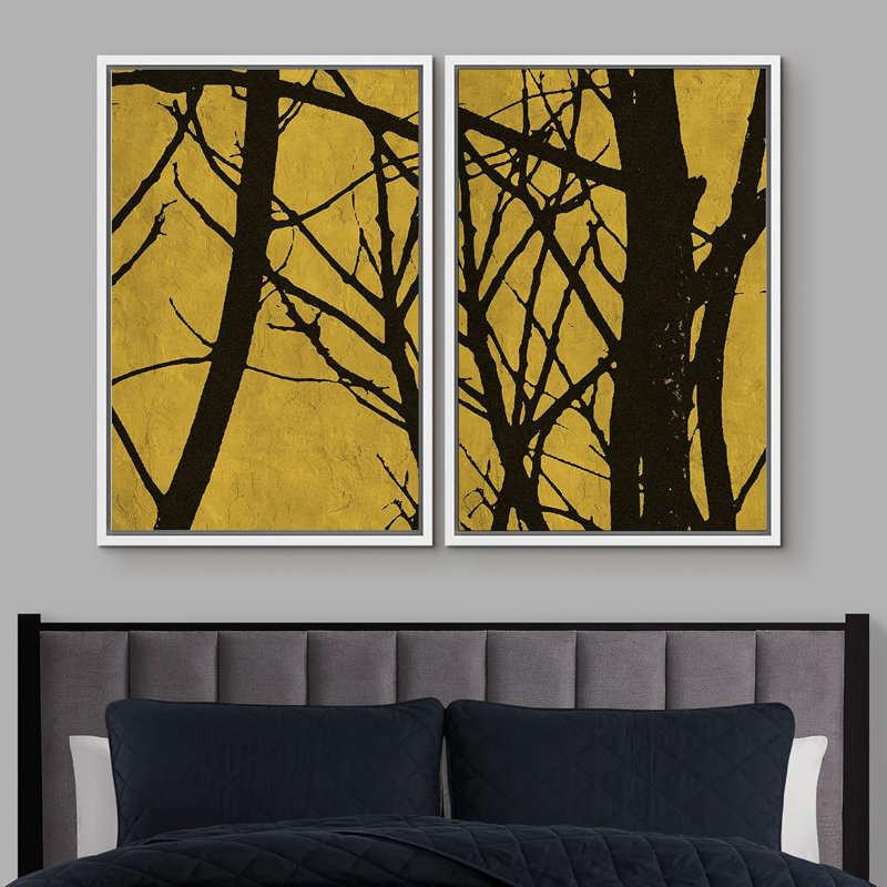 2 - Pieces, White, 24" H x 32" W