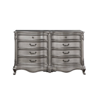 Jermaine Wooden Dresser with 8-Drawer Storage