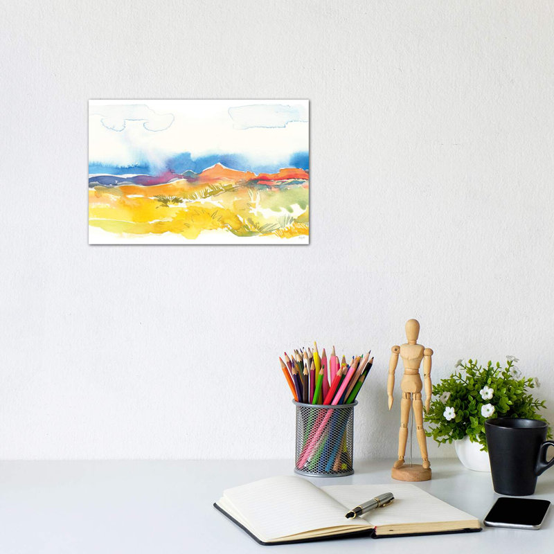 Mesa View I by Kristy Rice - 1 Piece Wrapped Canvas Painting, 20.32cm H x 30.48cm W x 1.91cm D