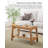 31.5 Inch Coffee Table with 2-Tier Storage, Modern Industrial Rectangular Living Room Table, Compact MDF & Particle Board Build, Durable & Easy Assembly, Ideal for Apartments & Offices