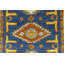 Tapis bleu / brun
