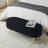 Ottoman Oval Storage Bench ith Metal Legs-687873049