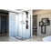 Linea 30"W x 72"H Frameless Fixed Glass Panel
