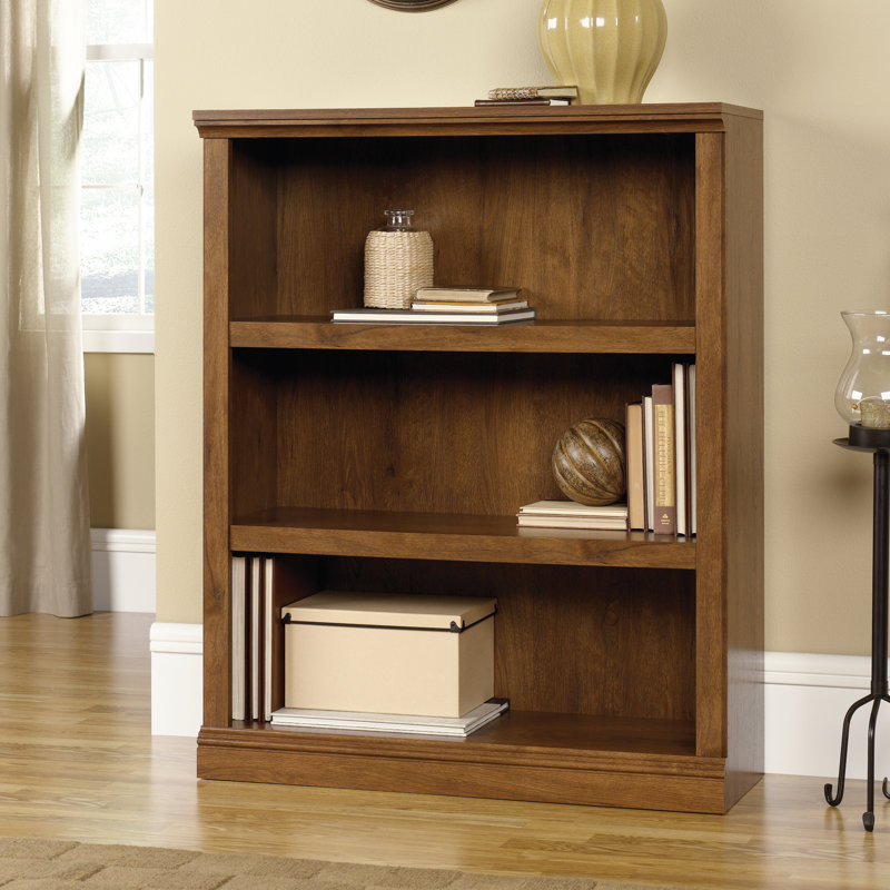 Hartman Bookcase, Oiled Oak, (3 Shelves) 43.78" H x 35.28" W x 13.23" D