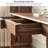Simple Walnut Rectangular Solid Wood Office Sets