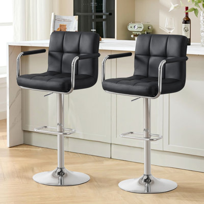 Penacook Swivel Adjustable Height Bar Stool