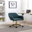 Chaise de bureau verte en tissu Teddy-814594620