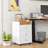Drawer Home Office Storage Cabinet, Office Drawer On Wheels With Removable Tray, Under Desk Printer Stand With Storage,-354174715